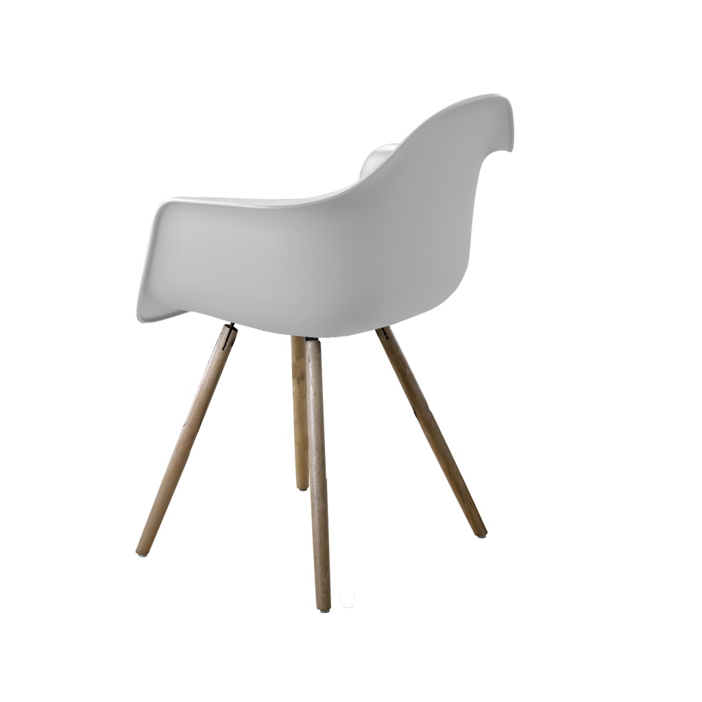 Poltrona Estocolmo White com braços | ID Italian Design