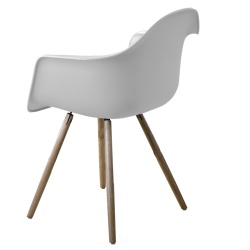 Poltrona Estocolmo White com braços | ID Italian Design