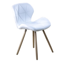 Cadeira Estocolmo Quilted White | ID Italian Design