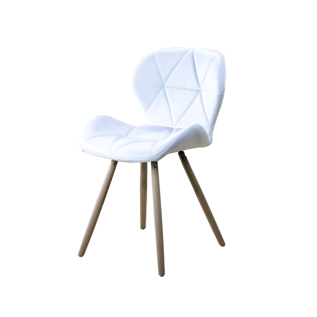 Cadeira Estocolmo Quilted White | ID Italian Design