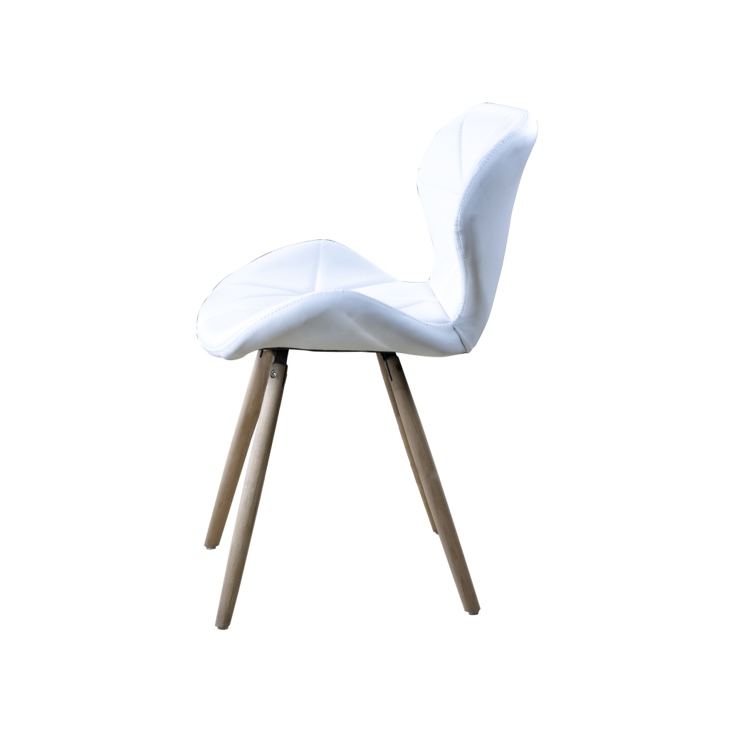 Cadeira Estocolmo Quilted White | ID Italian Design