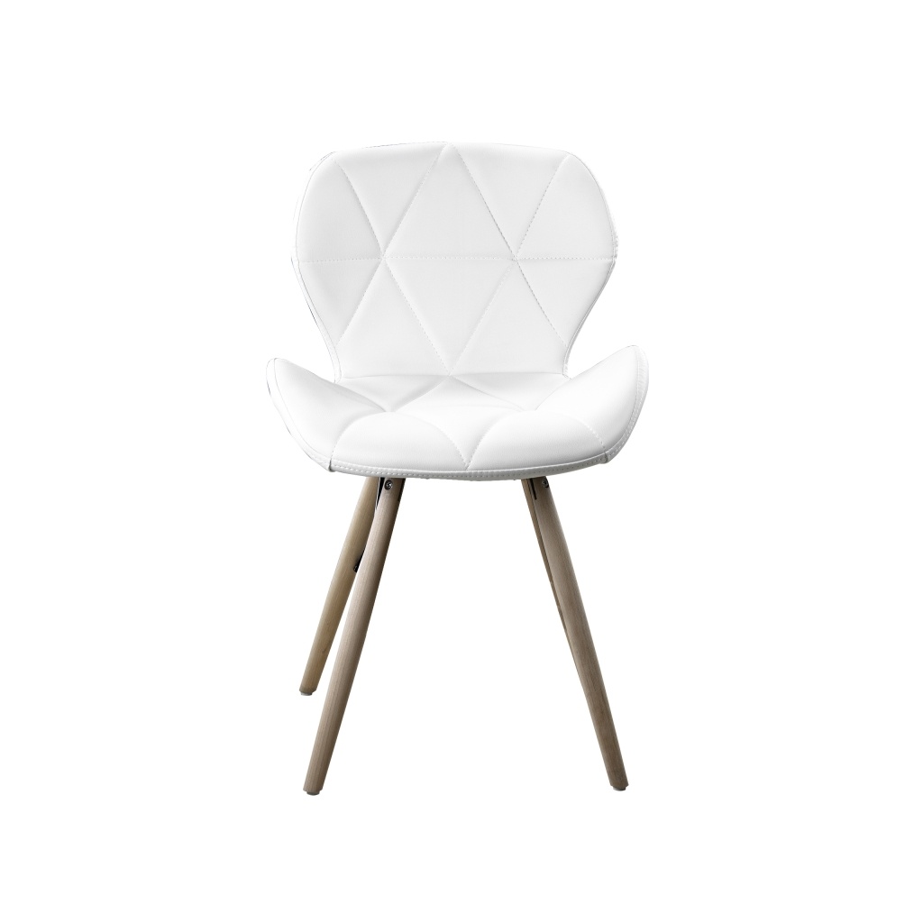 Cadeira Estocolmo Quilted White | ID Italian Design