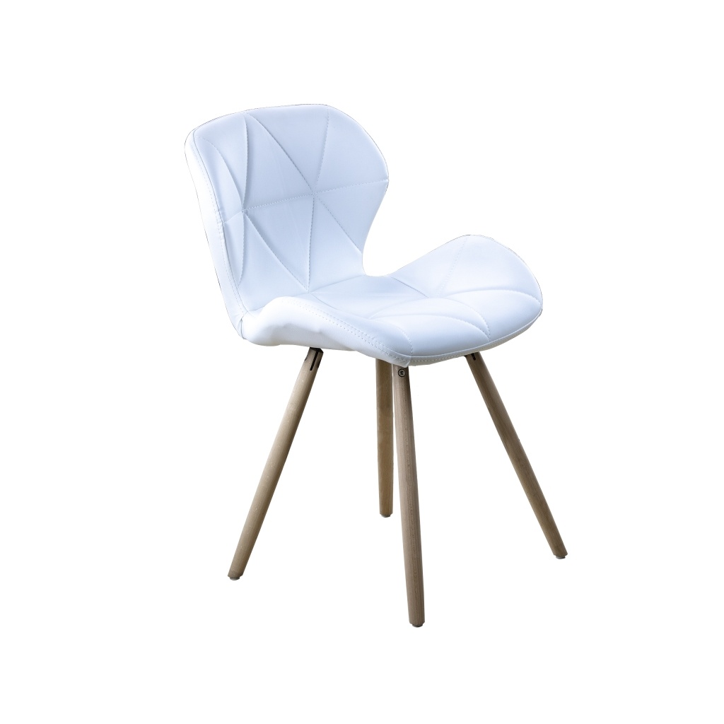 Cadeira Estocolmo Quilted White | ID Italian Design