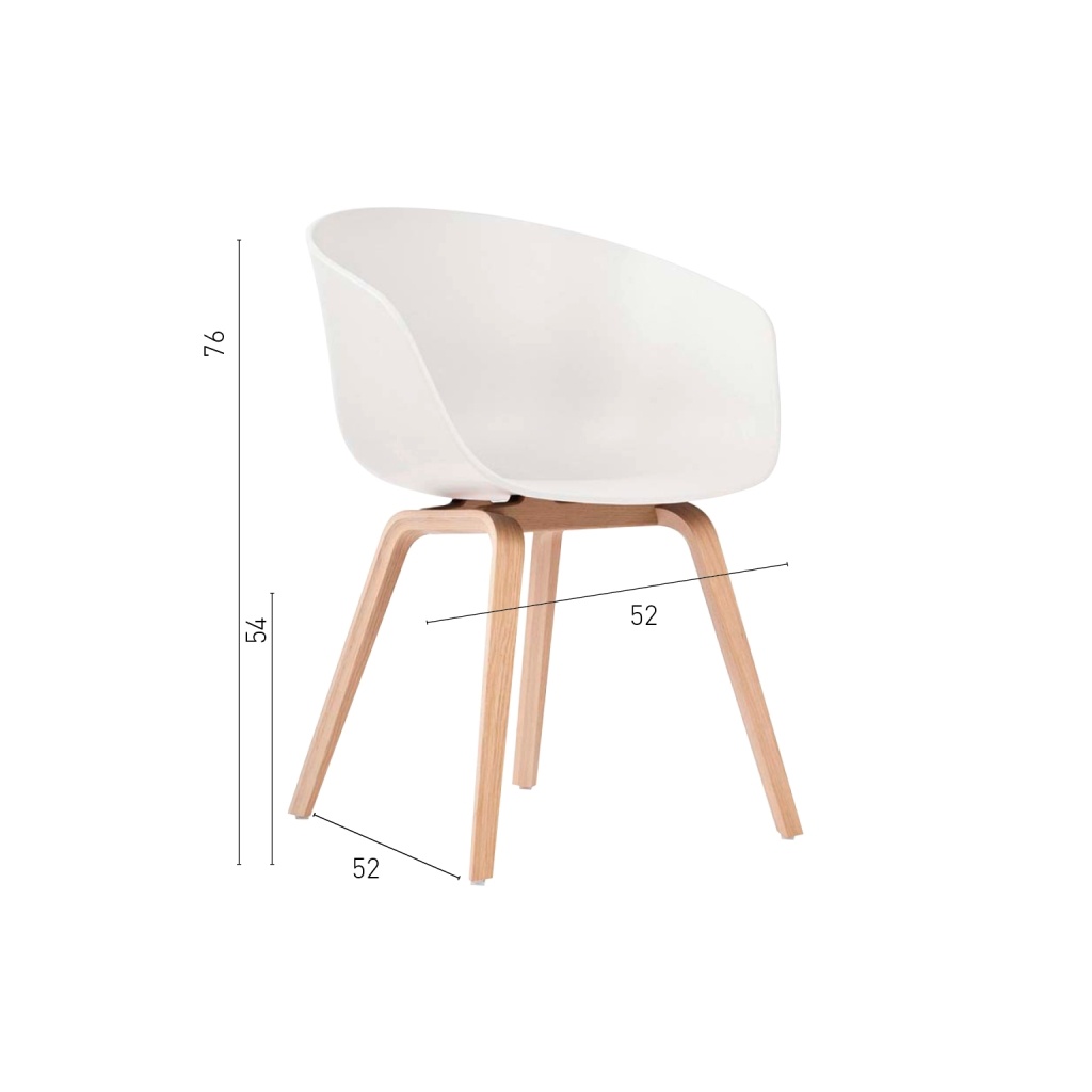 Cadeira Cute White ID Italian Design | Linha HOME