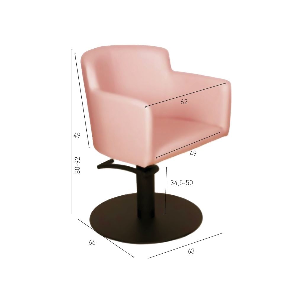 Goya Rosa Friseurstuhl | ID Italian Design
