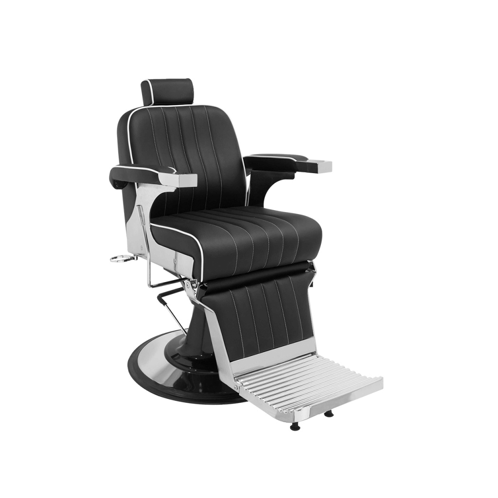 Hydraulischer Barberstuhl Corinto Silber | ID Italian Design