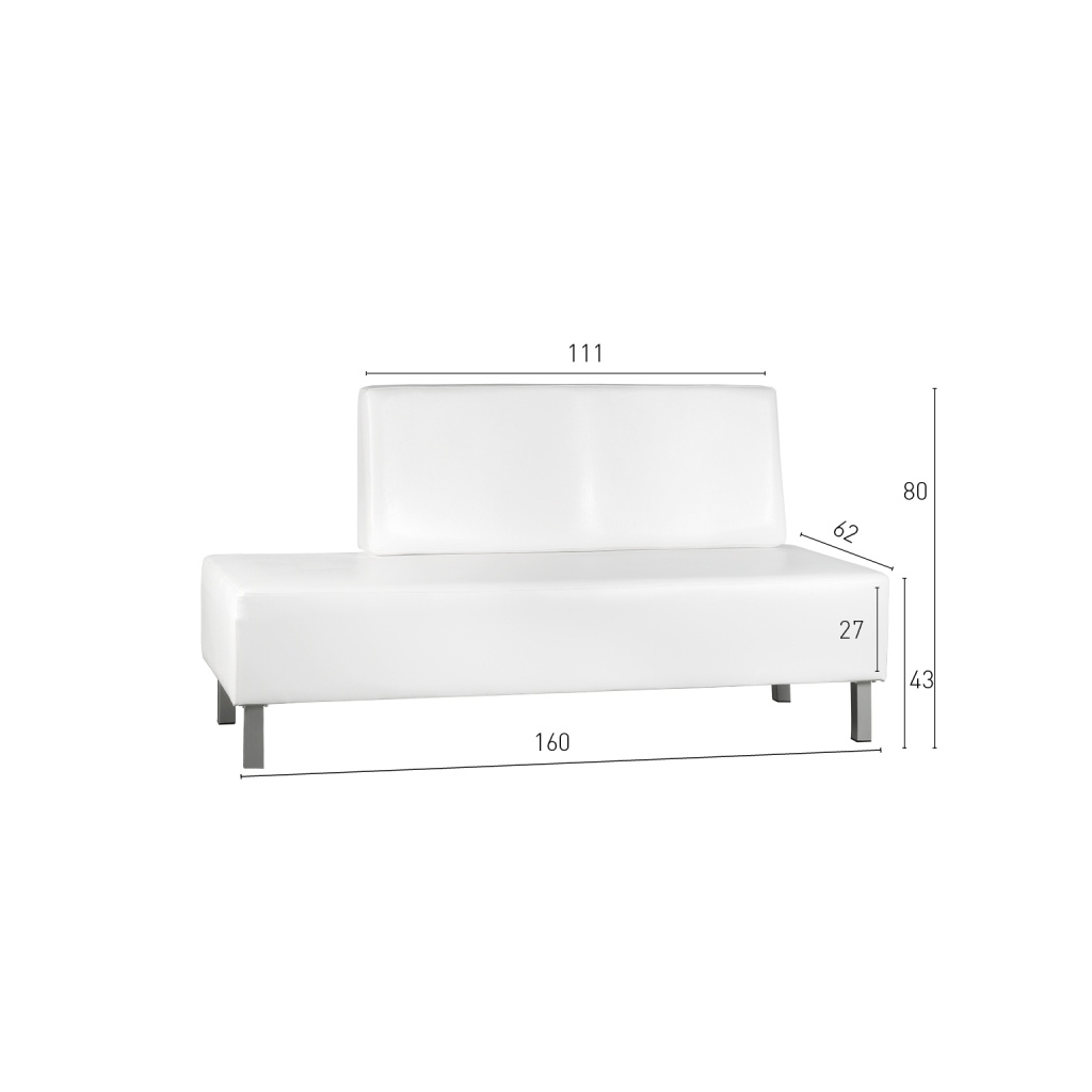 Sofá de espera Da Vinci | ID Italian Design