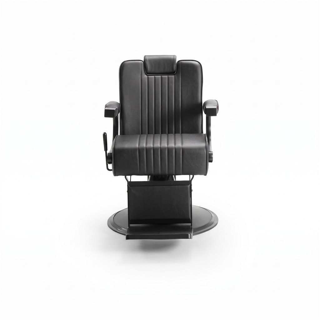 DDUUEETT GONI Reclining Black Barber Chair