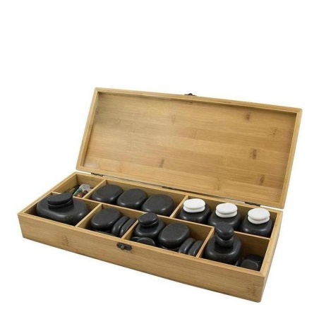Weelko BREATHE | Conjunto de 64 pedras para massagem