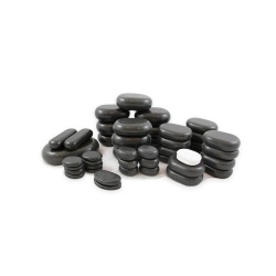 Weelko BREATHE conjunto de 45 pedras de basalto para massagem