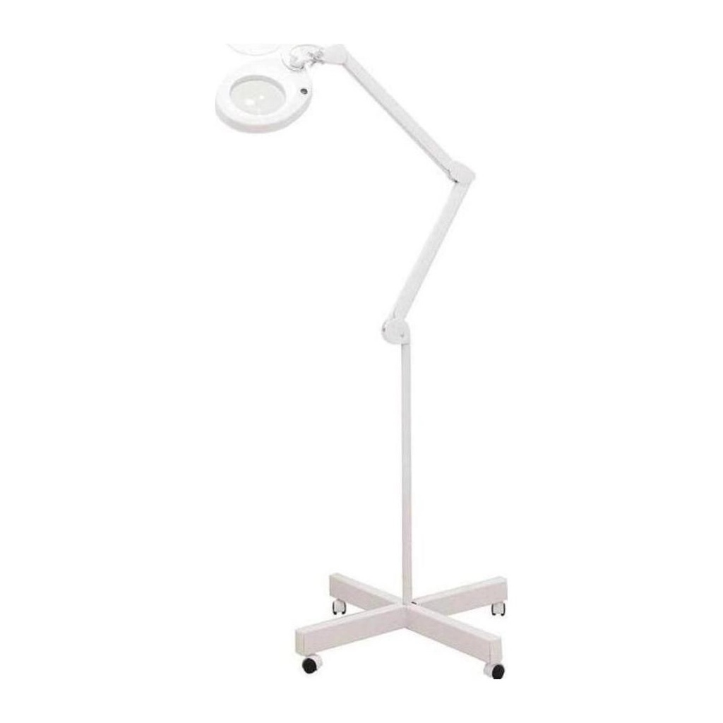 Weelko MAGNI+ LED-Lupenleuchte, 5 Dioptrien, Rollbasis