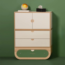 Cajonera modular Naggura Rooms IKON Drawer 2M Roble