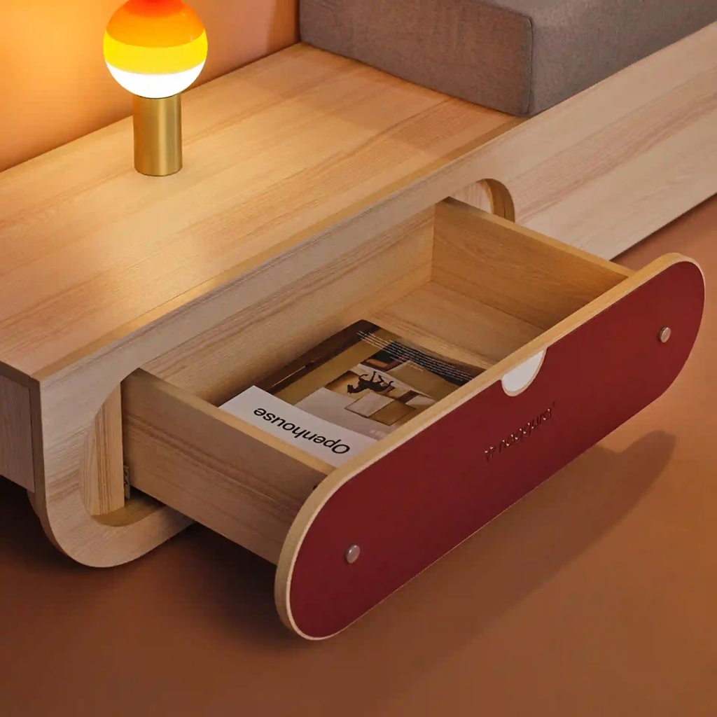 Cajonera modular Naggura Rooms IKON Drawer 2M Roble