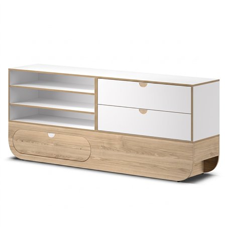 Naggura Rooms IKON Sideboards 2M Oak Modular Sideboard