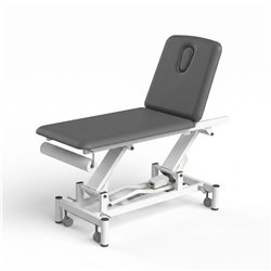 Elektrische Therapieliege DDUUEETT PRO 201 in Weiß und Anthrazit
