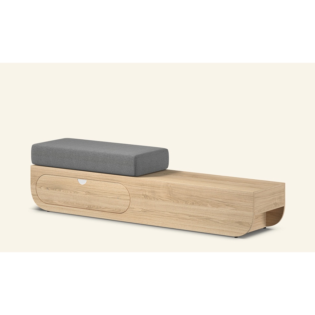 Naggura IKON Bench L Individual Wartebank Eiche