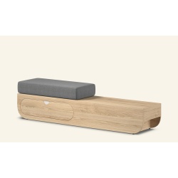 Naggura IKON Bench L Individual Wartebank Eiche