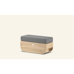 Naggura Rooms IKON Bench S Oak with cushion and drawer