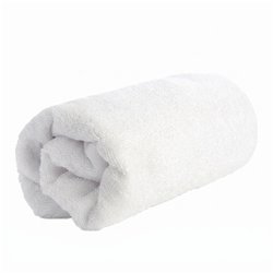 Housse blanche en tissu éponge pour table de soins Weelko