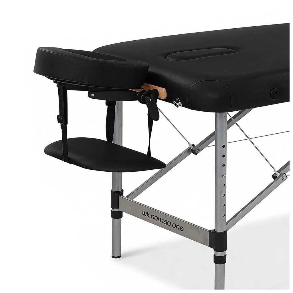 Lettino pieghevole Weelko Nomad One nero | Sunmarket