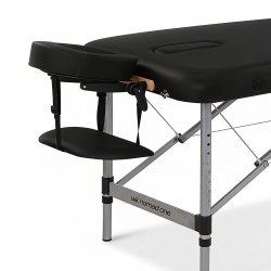 Lettino pieghevole Weelko Nomad One nero | Sunmarket
