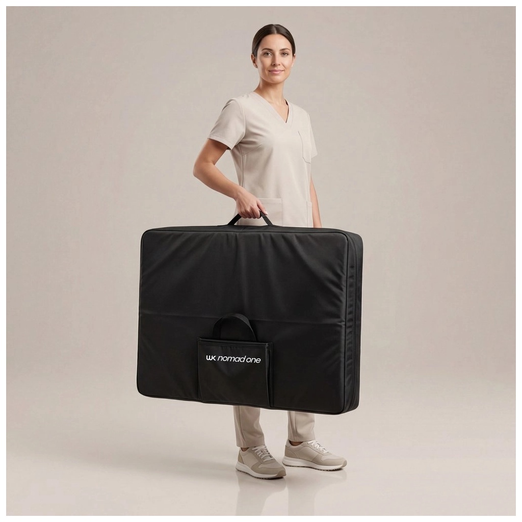 Lettino pieghevole Weelko Nomad One nero | Sunmarket