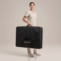 Weelko Nomad One klappbare Massageliege schwarz | Sunmarket