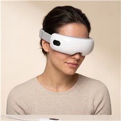 Weelko Massageador ocular portátil com vibromassagem, pressoterapia e calor 42°C