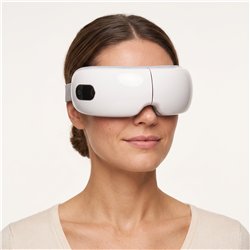 Weelko Massageador ocular portátil com vibromassagem, pressoterapia e calor 42°C