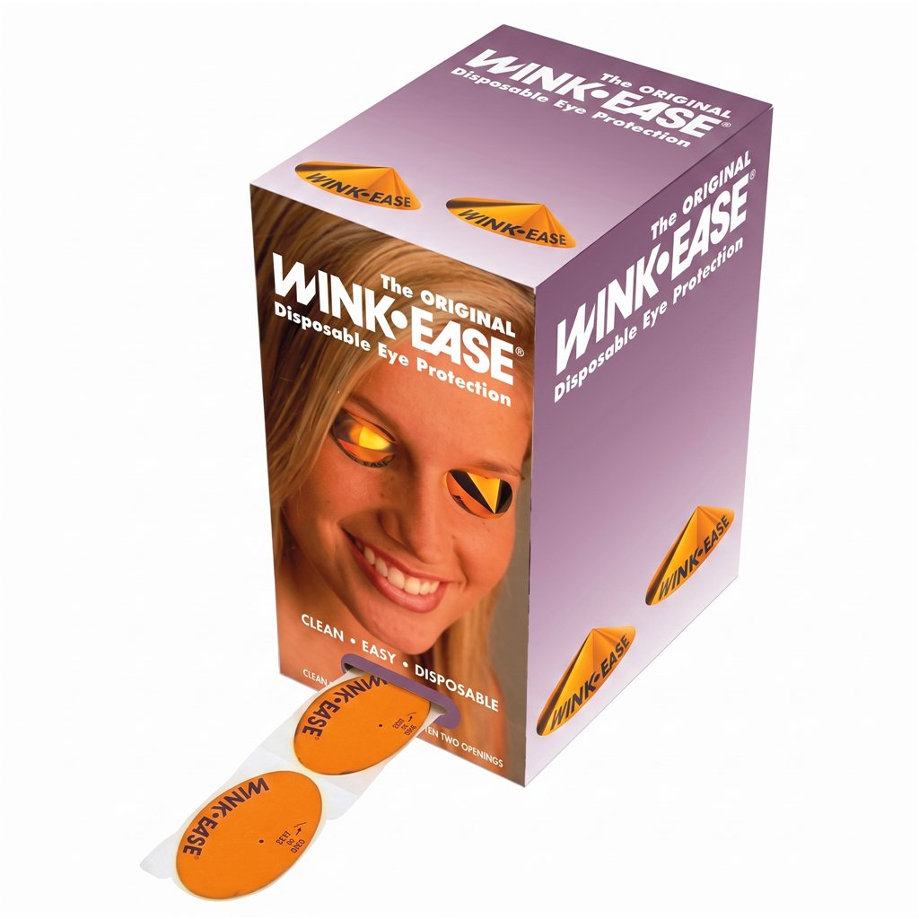 Wink-ease Occhiali protettivi UV autoadesivi usa e getta 300 paia certificati CE