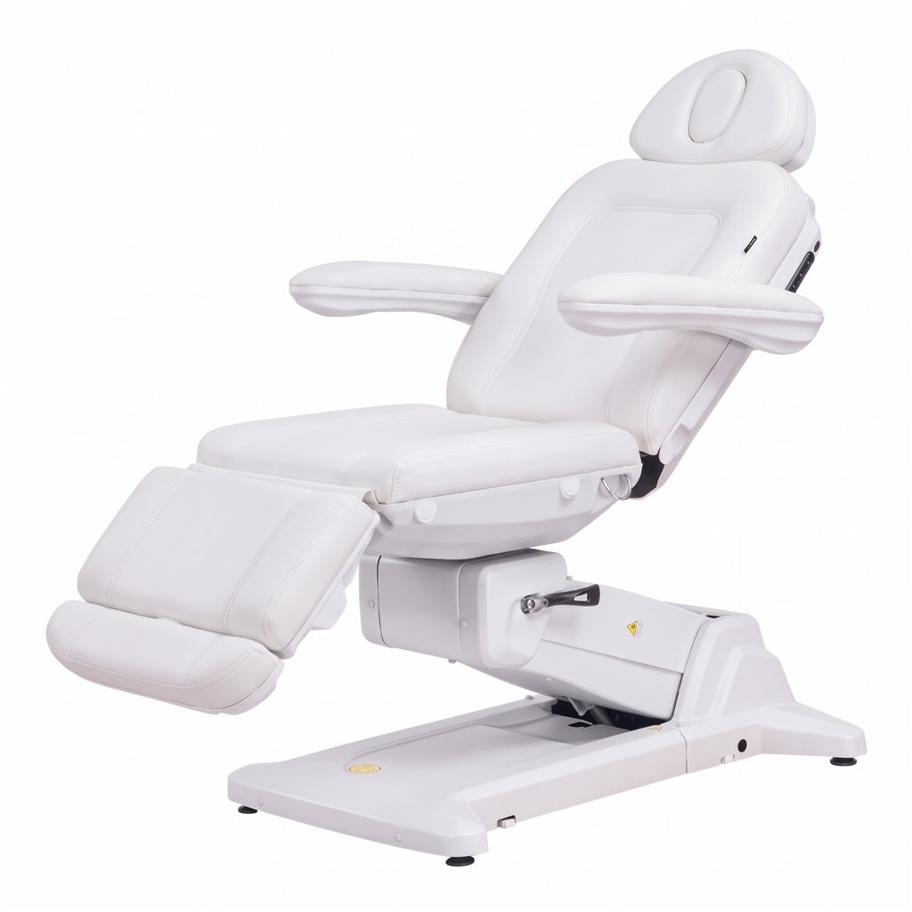 Poltrona elettrica estetica Simus + Weelko bianca con riscaldamento