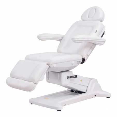 Sillón eléctrico de estética Simus + Weelko blanco con calefacción