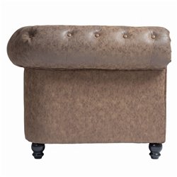 Weelko Chesterfield-Sofa Repose, Braun