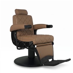 HAWK Brown MUDI barber chair with hydraulic pump