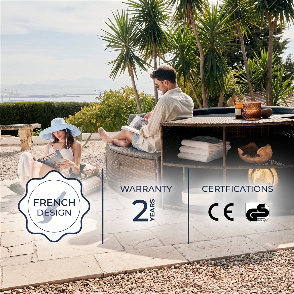 Spa portable semi-rigide NetSpa OCTOPUS pour 6 personnes