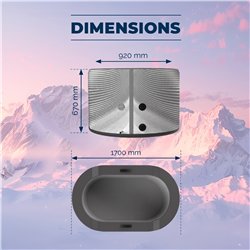 Bain de glace gonflable Netspa Järvi Drop-Stitch