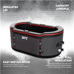 Banho de gelo insuflável Netspa UFC IceBath Duo Wellness