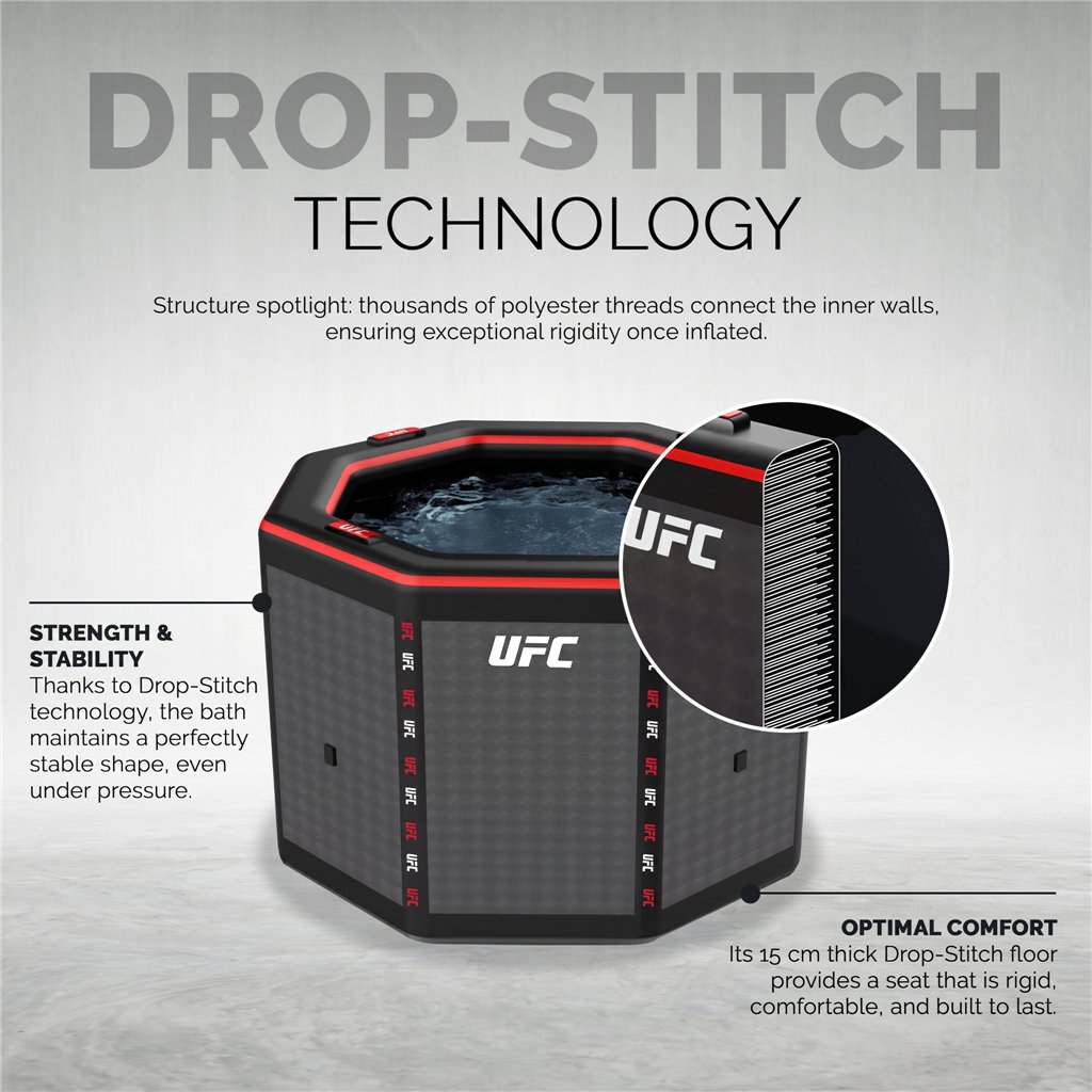 Baño de hielo hinchable NetSpa UFC Octagon