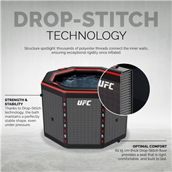 Banheira de gelo insuflável NetSpa UFC Octagon