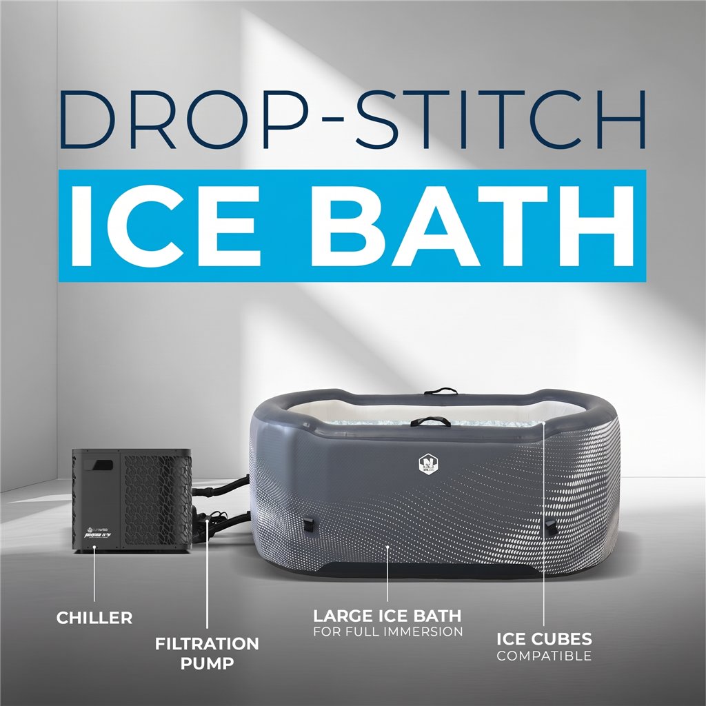 Kit bain de glace NetSpa Järvi avec chiller 3 kW