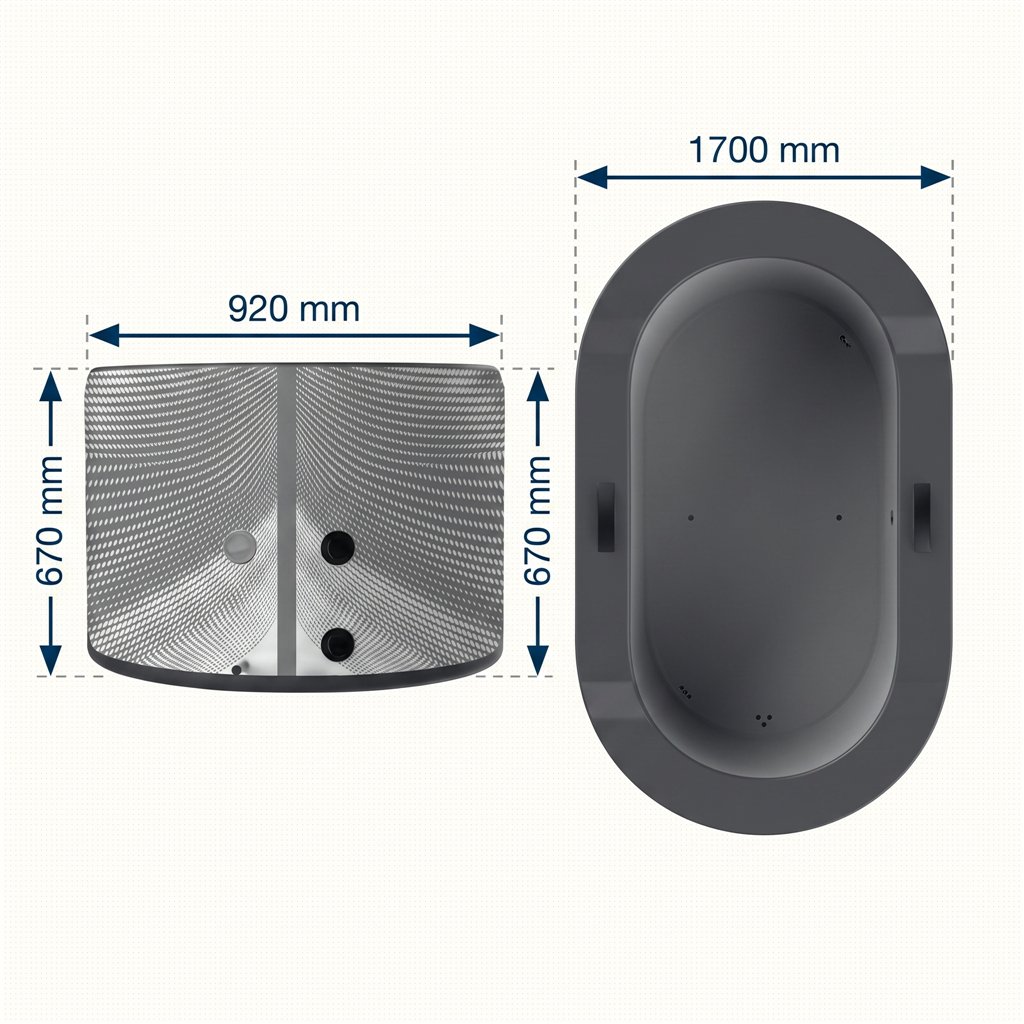 Kit bain de glace NetSpa Järvi avec chiller 3 kW