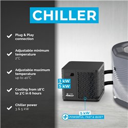 Kit bain de glace NetSpa Järvi avec chiller 3 kW