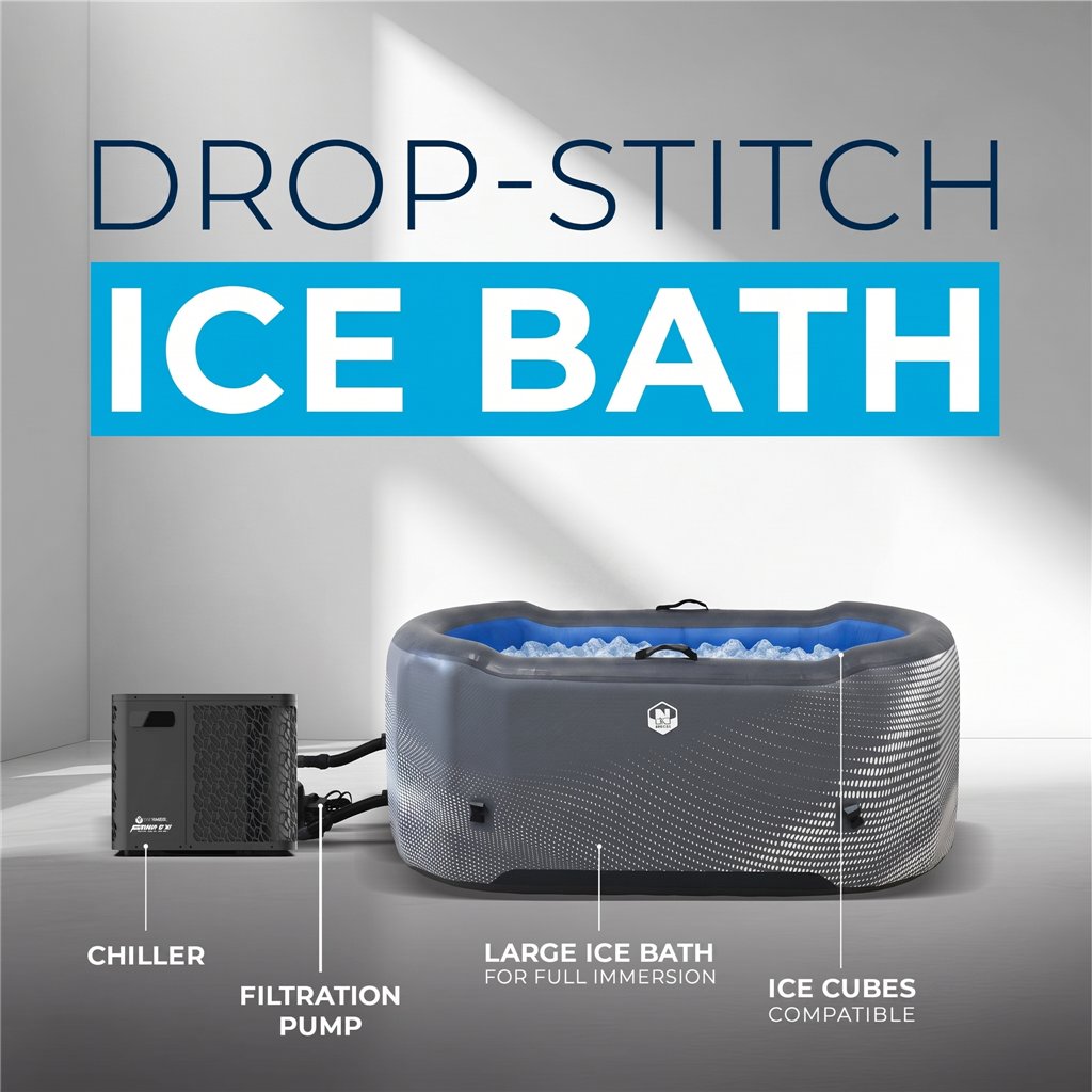 Kit baño de hielo NetSpa Järvi con chiller 5 kW