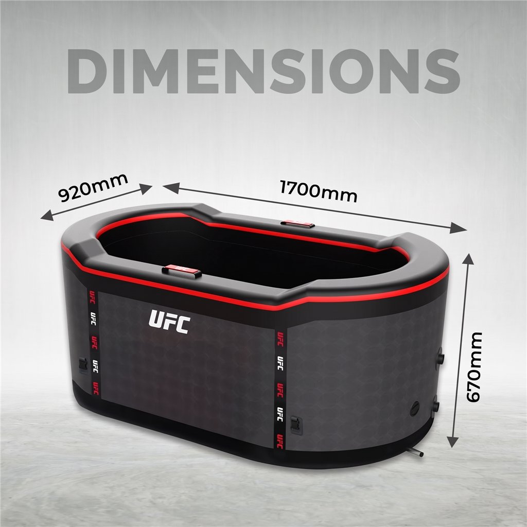 Netspa UFC IceBath Duo aufblasbares Eisbad