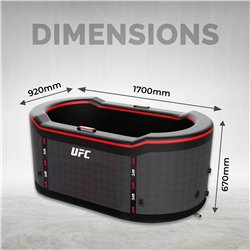 Netspa UFC IceBath Duo aufblasbares Eisbad