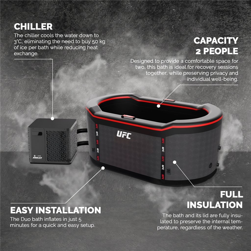 Netspa UFC IceBath Duo Set mit Kühler