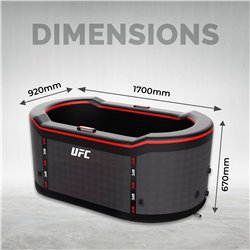 Netspa UFC IceBath Duo Set mit Kühler