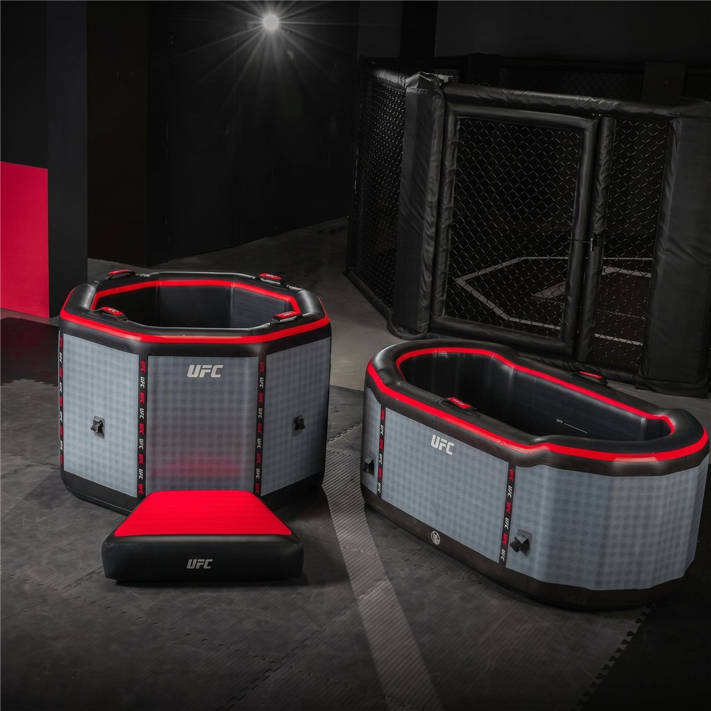 Bain froid gonflable Netspa UFC Octagon avec refroidisseur