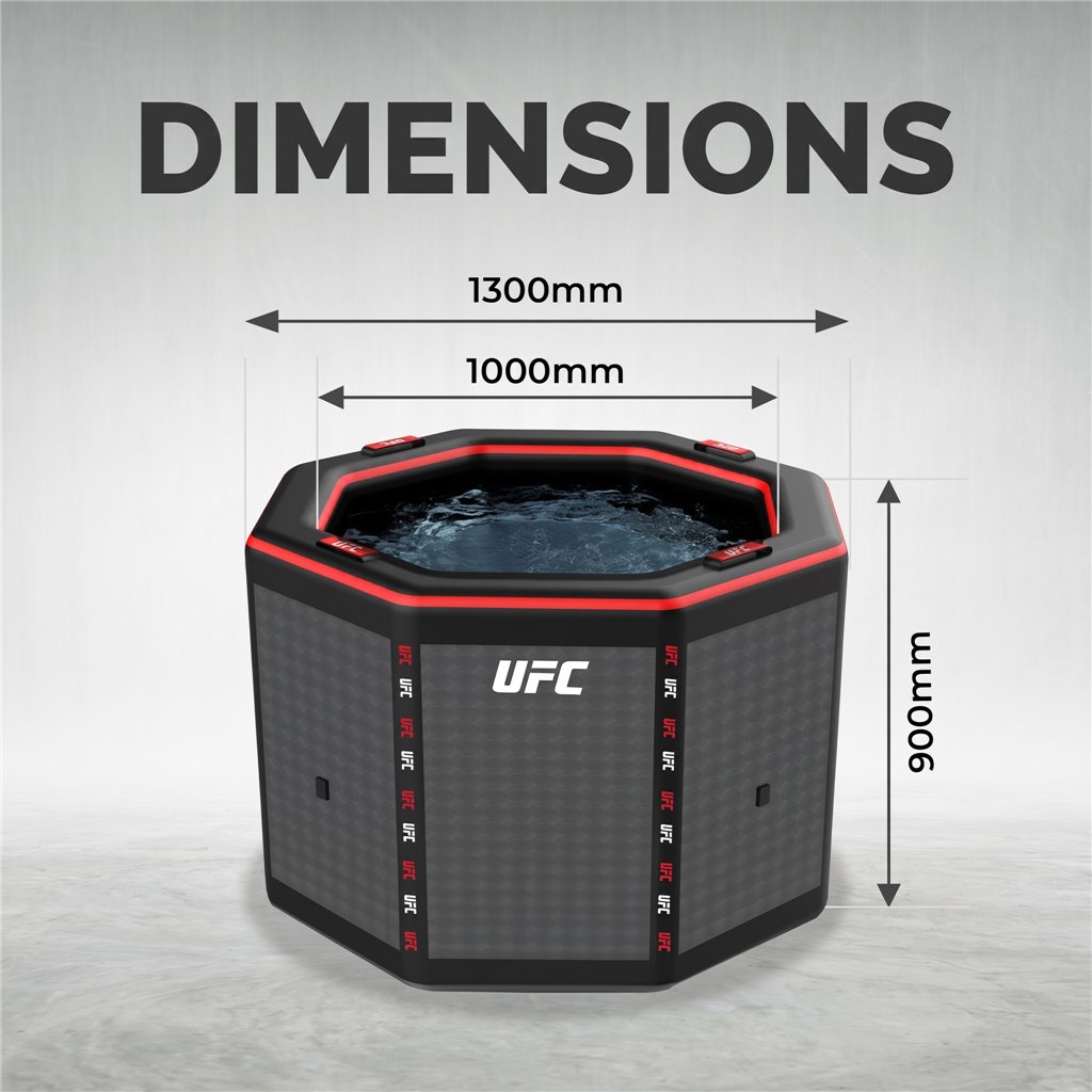 Aufblasbares Eisbad Netspa UFC Octagon mit Kühler