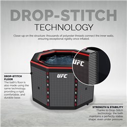 Aufblasbares Eisbad Netspa UFC Octagon mit Kühler